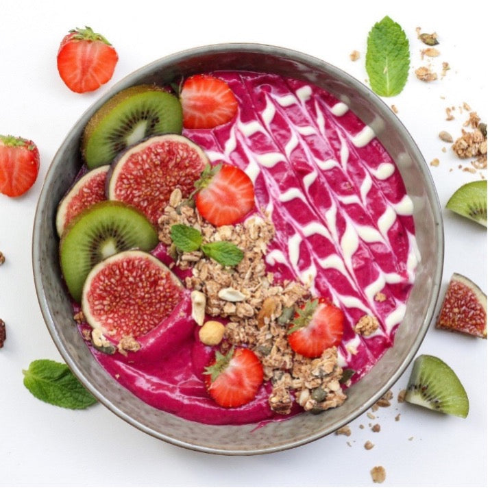 Bieten-smoothie bowl