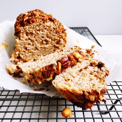 Bananenbrood met Crunchy Nuts