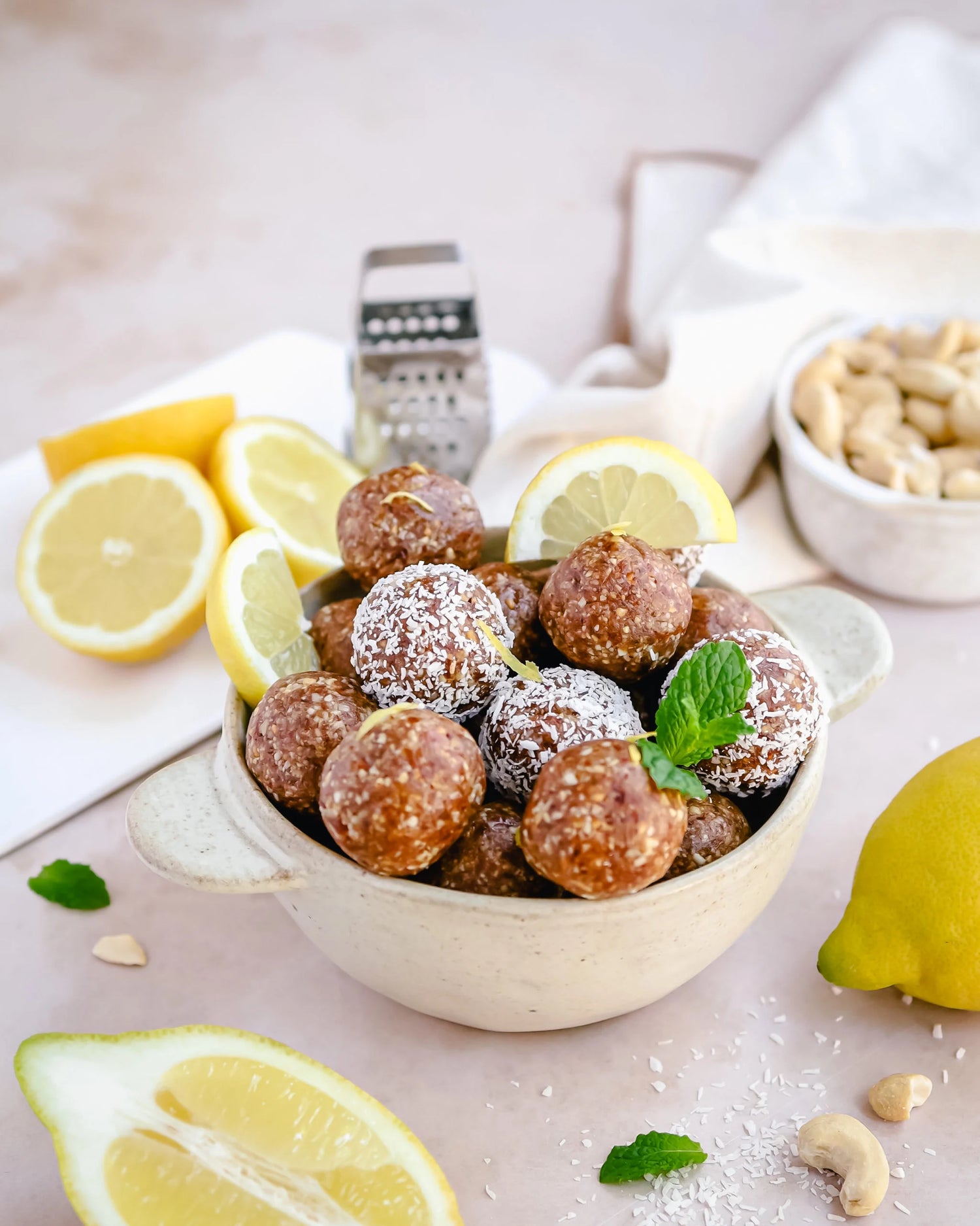 Citroen-snackballetjes met Lemon Poppy Seed