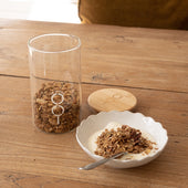 Glazen Oot-bewaarpot