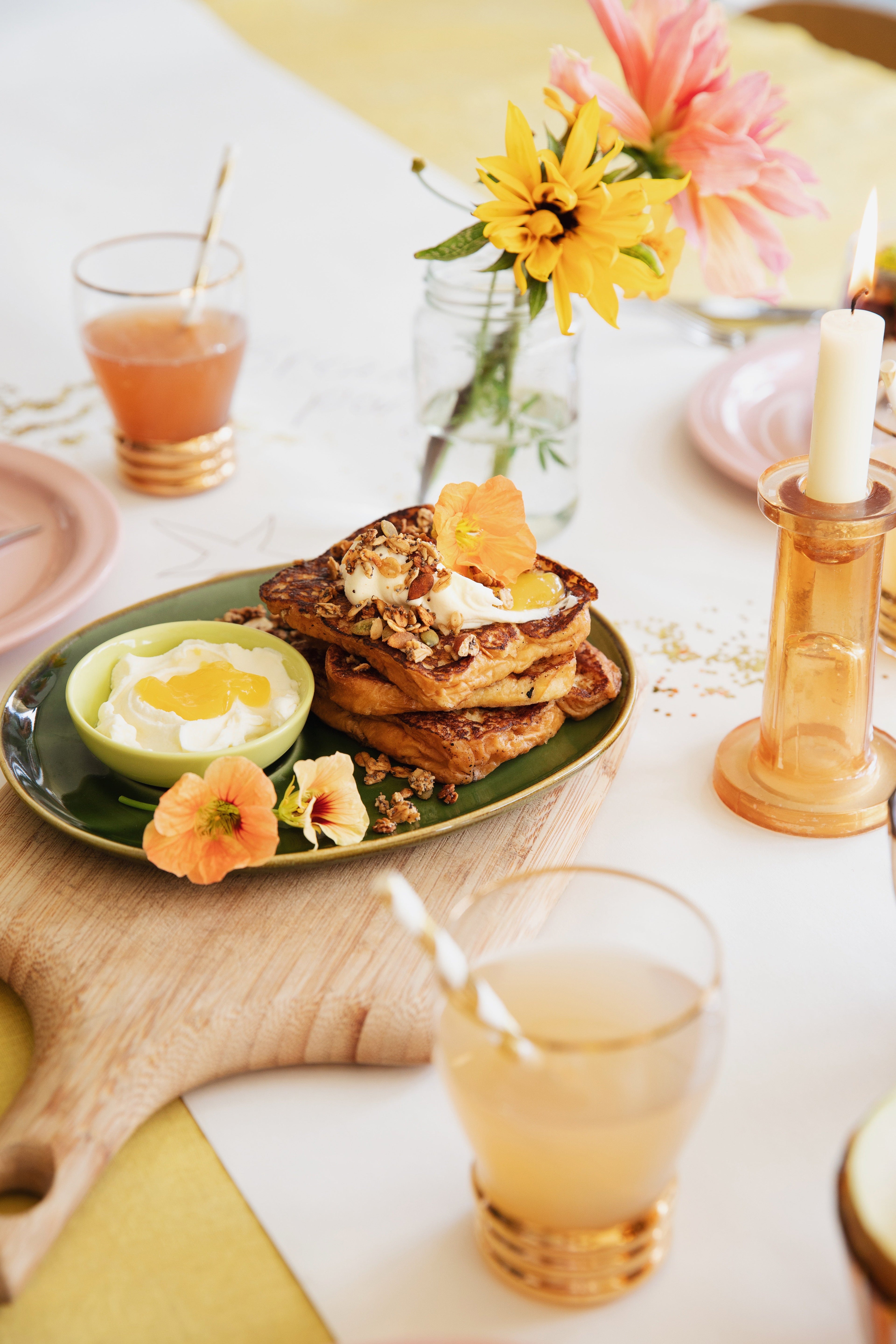 Veggilaine's wentelteefjes met citroenmascarpone
