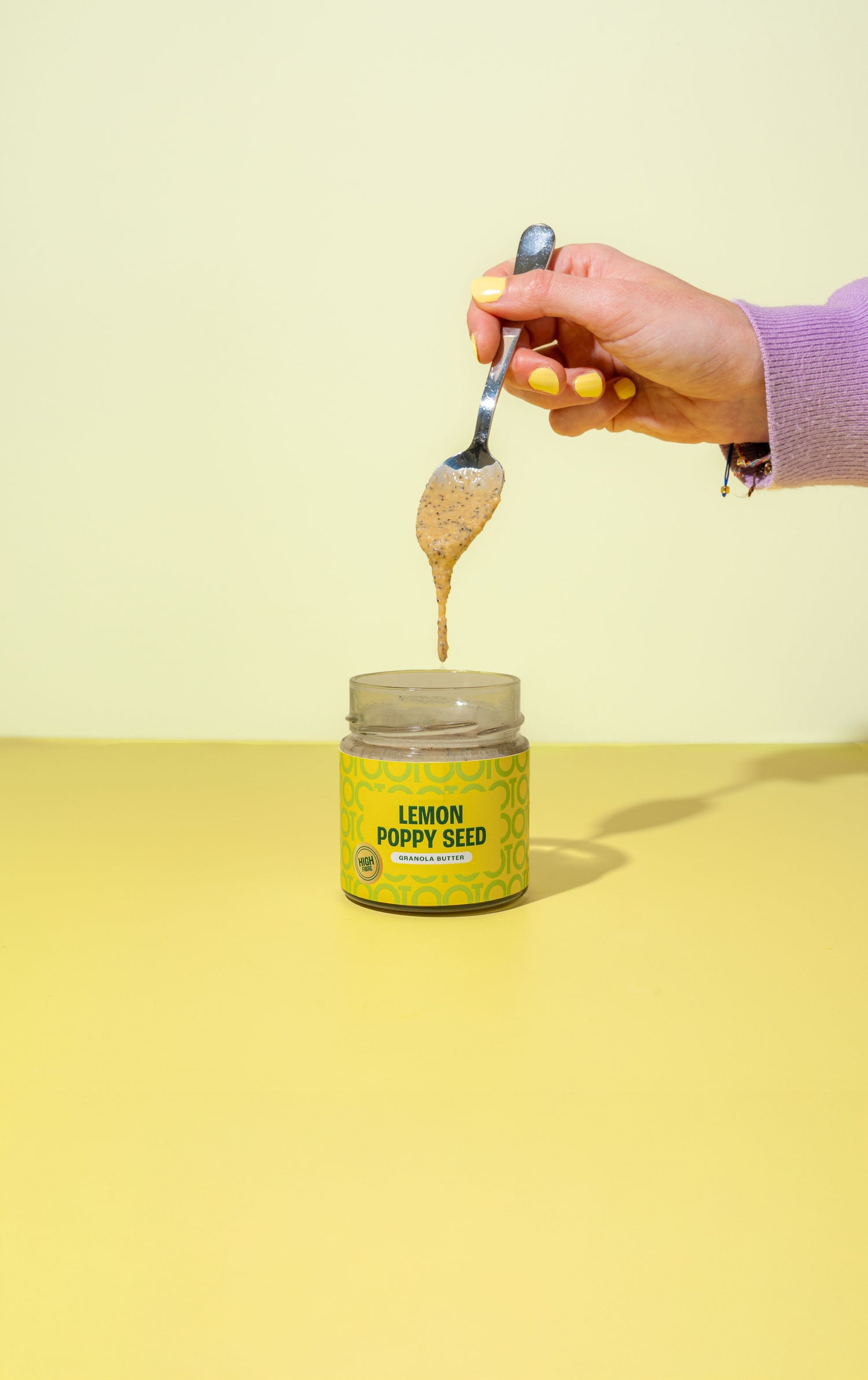 Lemon Poppy Seed Granola Butter