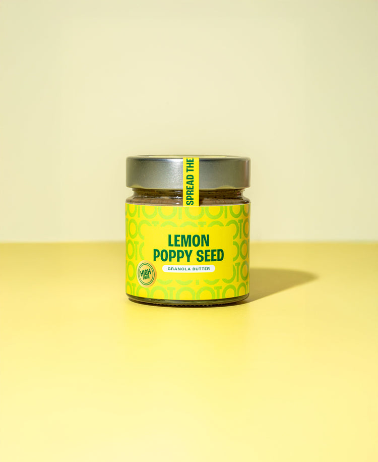 Lemon Poppy Seed Granola Butter